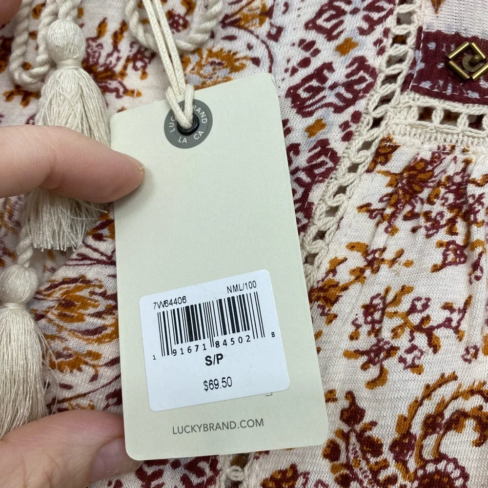 NWT Lucky Brand top - Picture 3 of 5